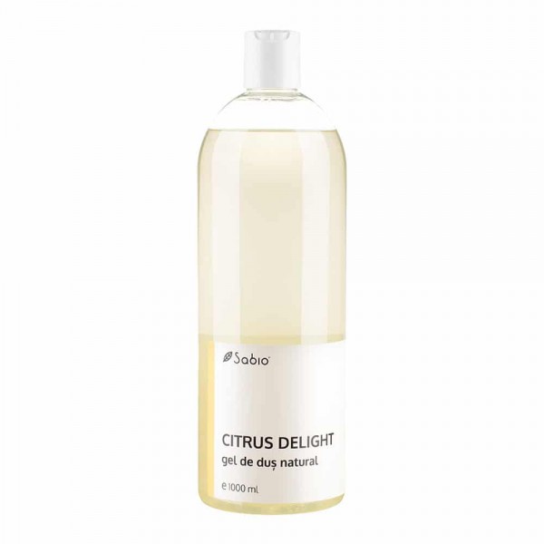 Gel de dus natural Citrus Delight, 1000ml, Sabio