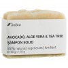 Sampon solid de Avocado, Aloe Vera si Tea Tree, 130g, Sabio