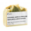 Sapun pentru pielea uscata cu avocado + miere si spirulina, 130g, Sabio