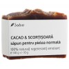 Sapun natural pentru pielea normala cu cacao si scortisoara, 130g, Sabio