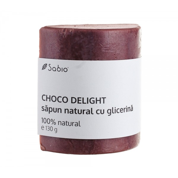 Sapun natural cu glicerina Choco Delight, 130g, Sabio