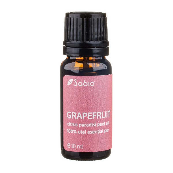 Ulei esential pur de grapefruit (citrus paradisi), 10ml, Sabio