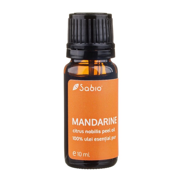 Ulei esential de mandarina (citrus nobilis peel oil), 10ml, Sabio