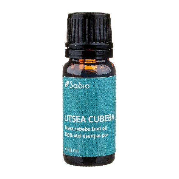 Ulei esential Listea Cubeba (litsea cubeba fruit), 10ml, Sabio