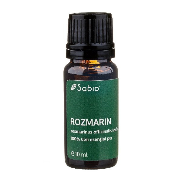 Ulei esential pur de rozmarin (rosmarinus officinalis leaf), 10ml, Sabio