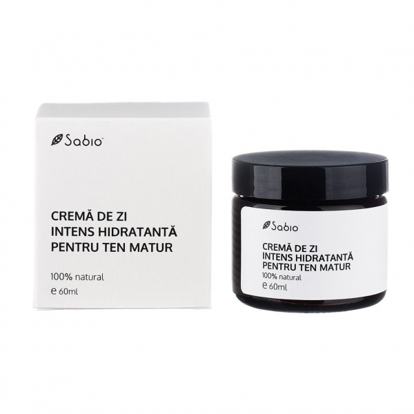 Crema de zi intens hidratanta pentru ten matur, 60ml, Sabio