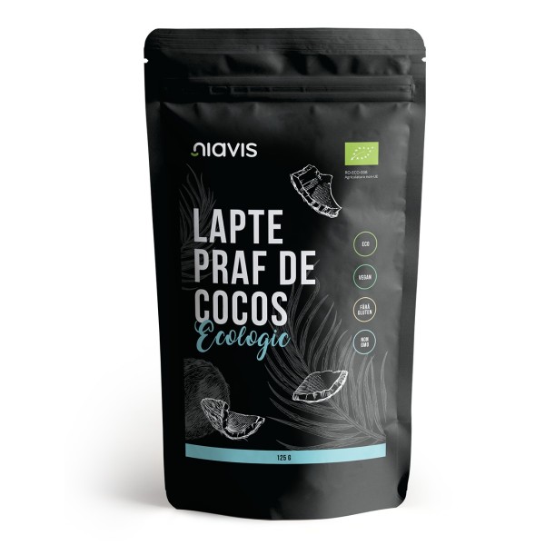 Lapte praf de cocos ecologic, 125g, Niavis