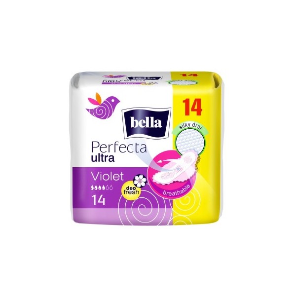 Absorbante Perfecta Slim Violet, 14 bucati, Bella