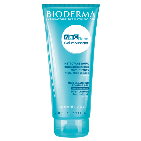 Gel spumant ABC Derm, 200 ml, Bioderma