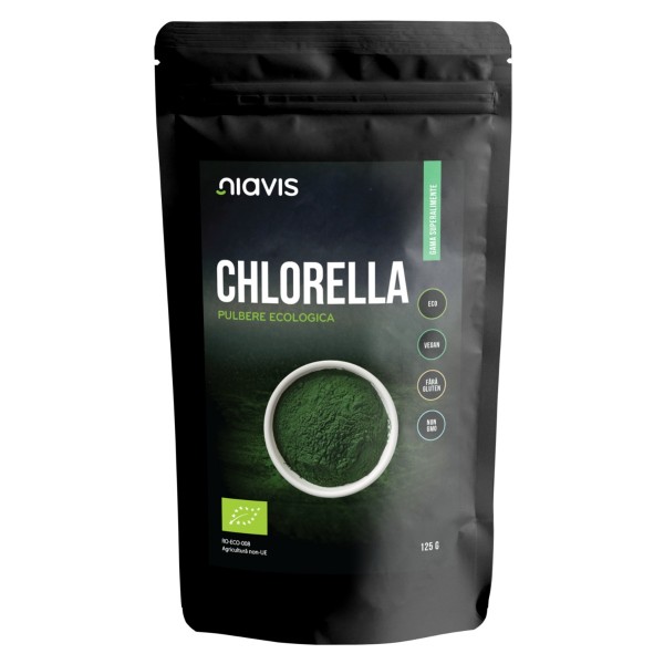 Chlorella Pulbere ecologica, 125g, Niavis