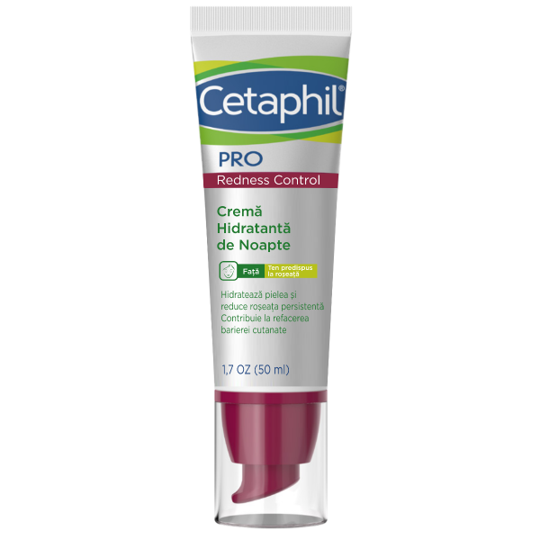 Crema hidratanta de noapte PRO Redness Control, 50ml, Cetaphil