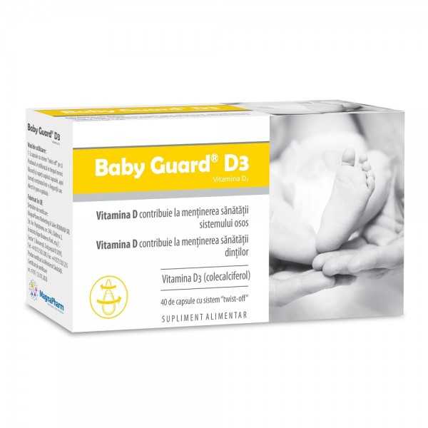 Baby Guard D3, 40 capsule, Evital