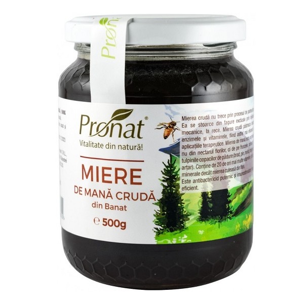 Miere de mana Bio, 500g, Pronat