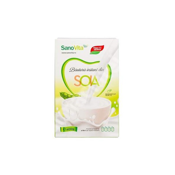 Bautura instant din soia pudra, 400g, SanoVita