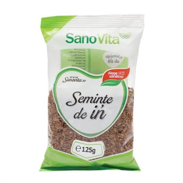 Seminte de in, 125g, SanoVita