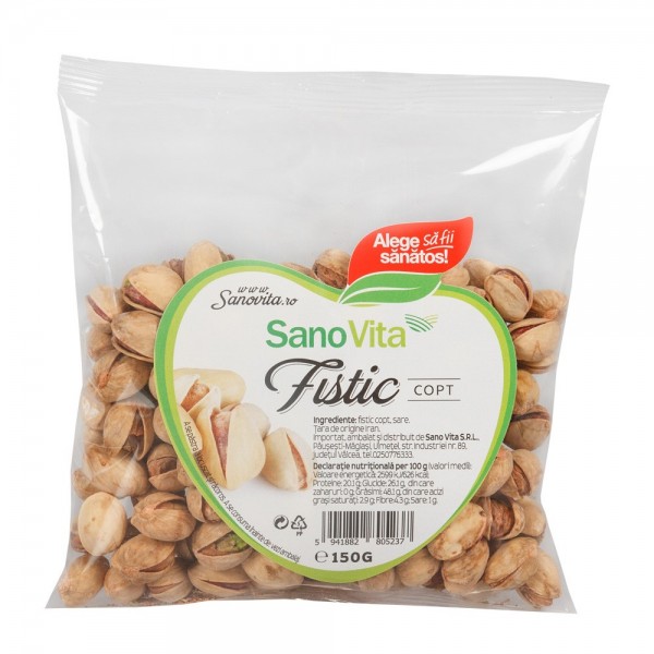 Fistic copt si sarat, 150g, SanoVita