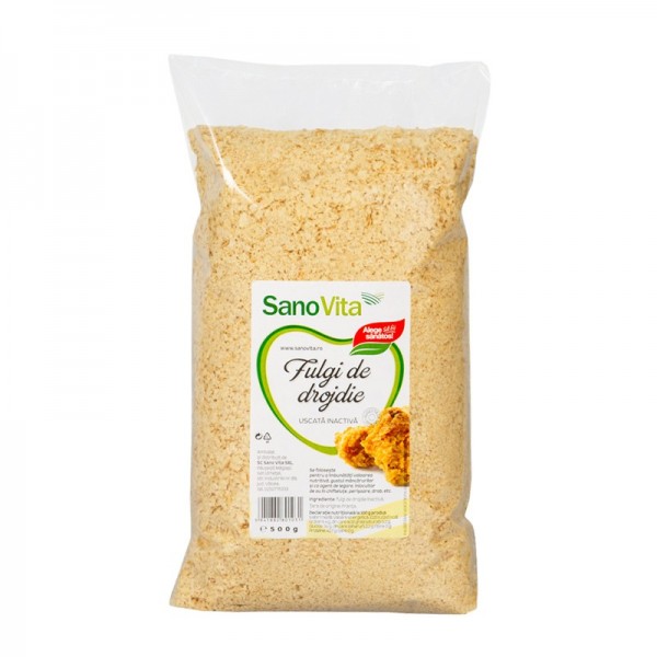 Fulgi de drojdie uscata, 500g, SanoVita