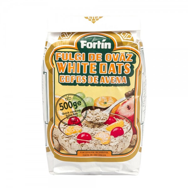 Fulgi de ovaz Fortini, 500g, SanoVita