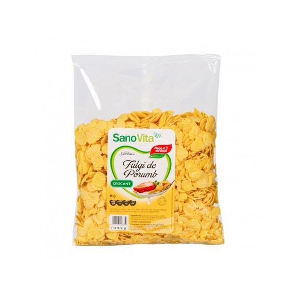 Fulgi de porumb crocant, 250g, SanoVita