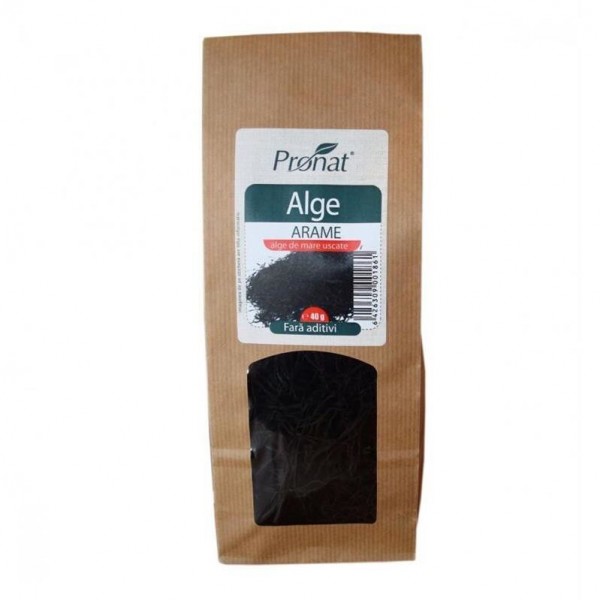 Alge de mare uscate, 40g, Pronat