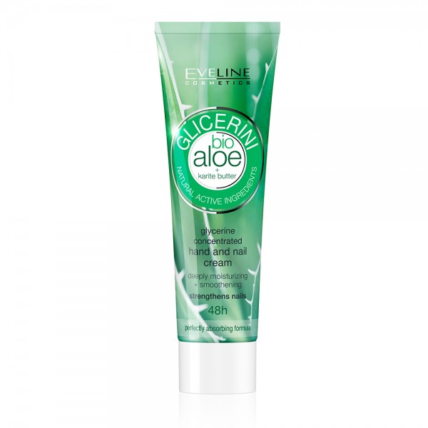 Crema de maini cu glicerina si aloe vera, 100ml, Eveline Cosmetics