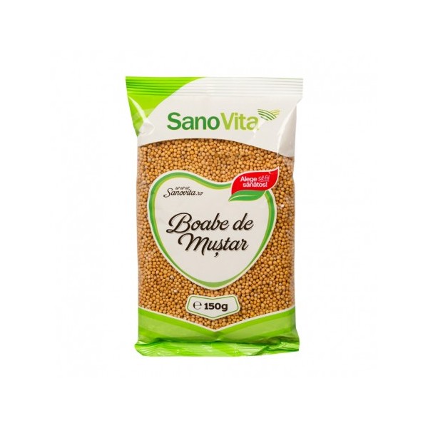 Boabe de mustar, 150g, SanoVita