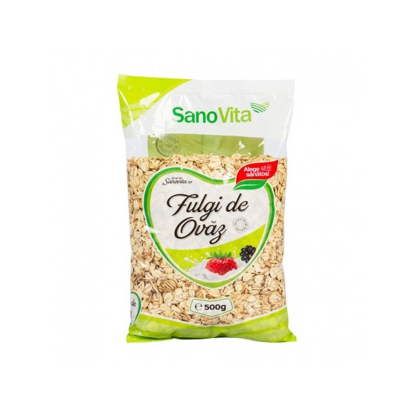 Fulgi de ovaz, 500g, SanoVita