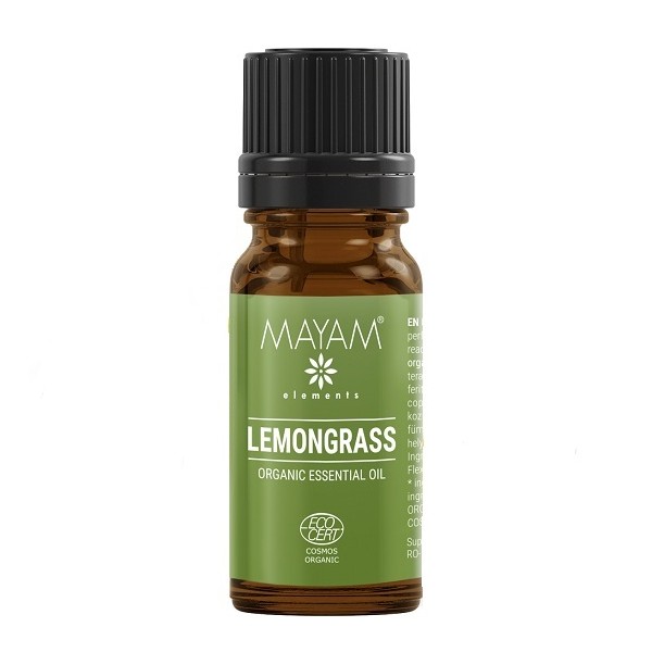 Ulei esential de lemongrass, 10ml, Mayam