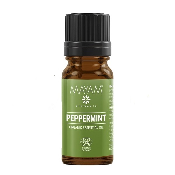 Ulei esential de menta Bio, 10ml, Mayam