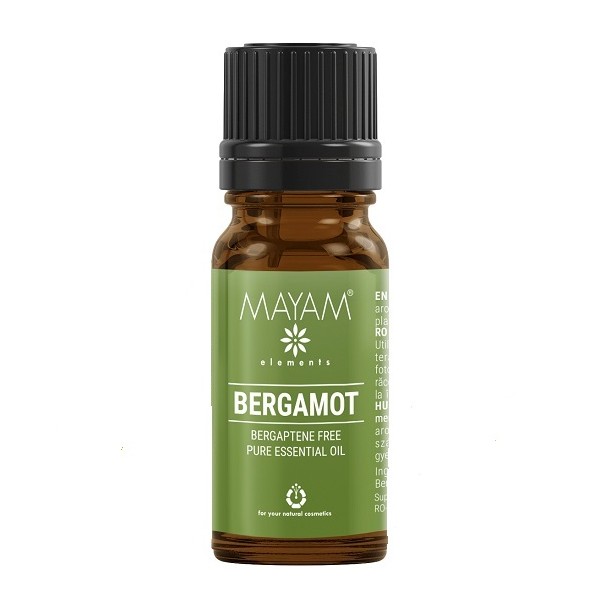 Ulei esential Bergamota fara bergapten, 10ml, Mayam