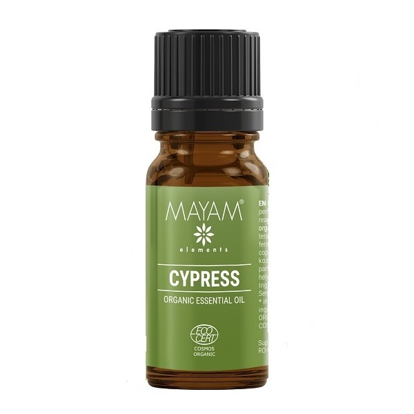 Ulei bio de chiparos, 10ml, Mayam