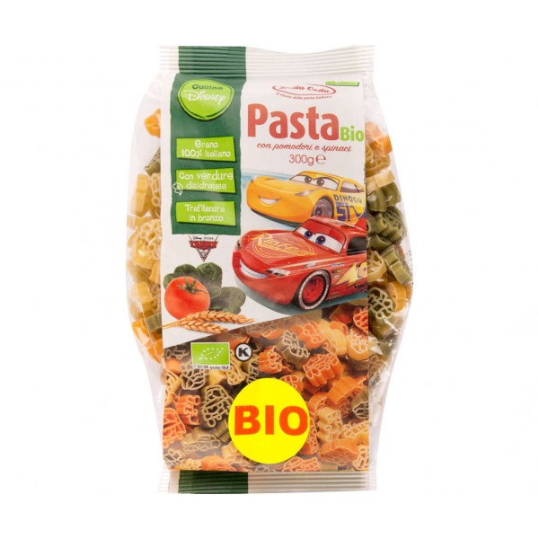 Paste tricolore Cars Bio, 300g, Dalla Costa