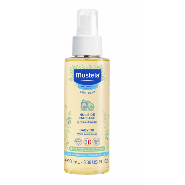 Ulei pentru masaj bebe, 100 ml, Mustela