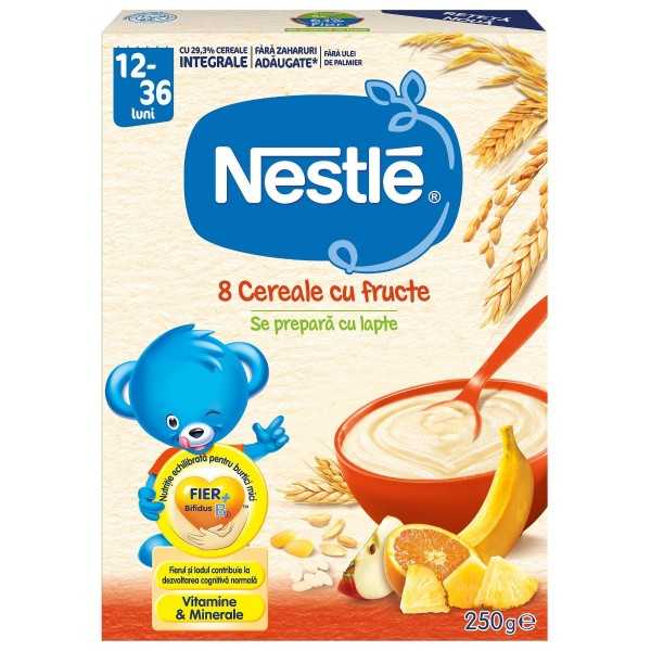 8 Cereale cu fructe +12 luni, 250g, Nestle