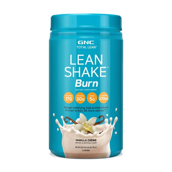 Shake proteic cu aroma de vanilie Total Lean, 739.2g, GNC