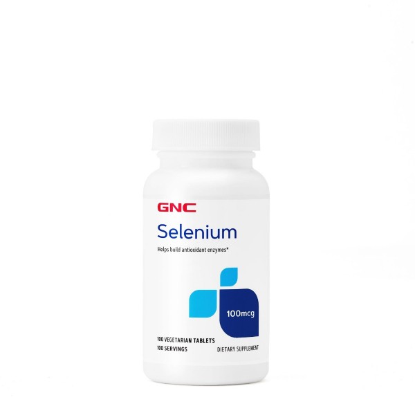 Seleniu 100mcg, 100 tablete, GNC