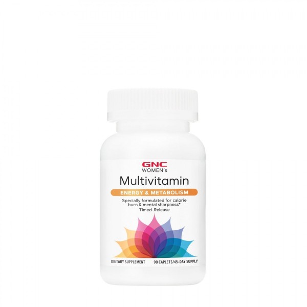 Complex de multivitamine pentru femei Energie si Metabolism, 90 tablete, GNC