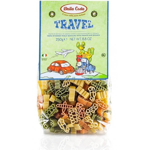 Paste din grau dur Travel Bio, 250g, Dalla Costa