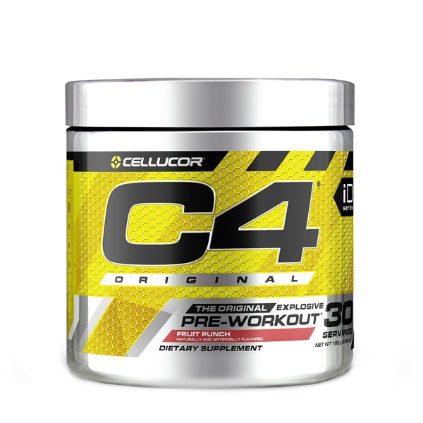 Formula pre-workout C4 Original cu aroma de punch de fructe, 180g, Cellucor