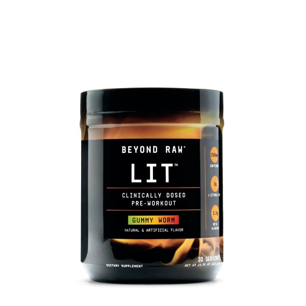 Formula Pre-Workout cu aroma de jeleuri Beyond Raw, 412.8g, GNC