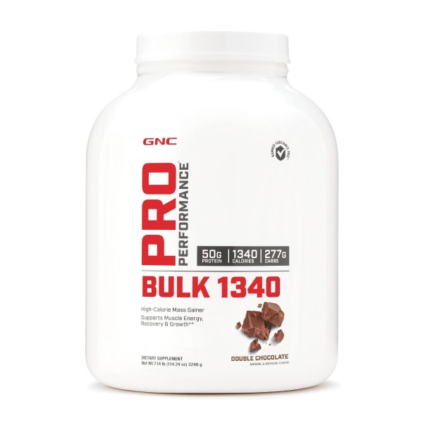 Proteina din zer cu aroma de ciocolata Bulk1340, 3240g, GNC