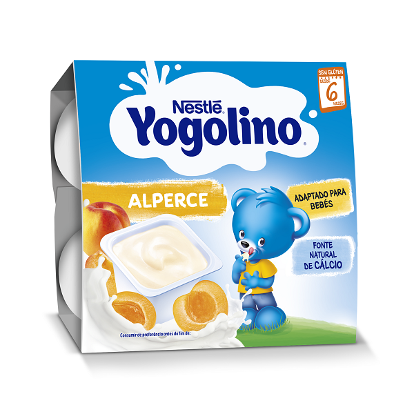 Gustare cu caise Yogolino, 4 x 100g, Nestle