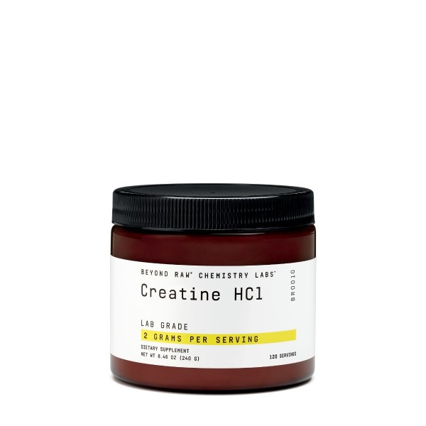 Creatina HCl fara aroma Beyond Raw Chemistry Labs, 240g, GNC