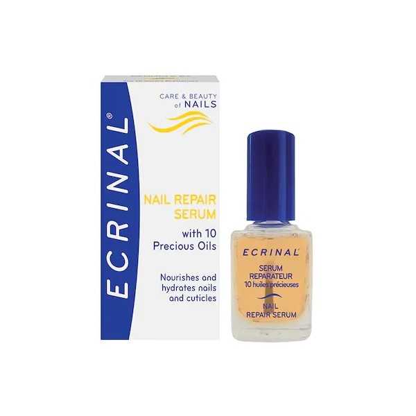 Ser reparator pentru unghii cu 10 uleiuri esentiale Ecrilan, 10ml, Asepta