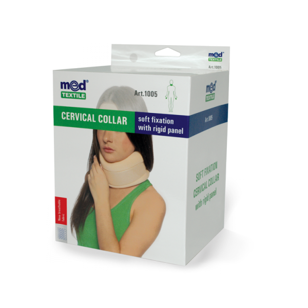 Guler cervical cu fixare usoara si tija de sustinere Nr. 1, 1 bucata, MedTextile