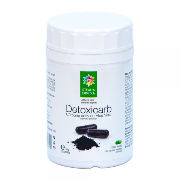 Detoxicarb 500mg, 60 capsule, Steaua Divina