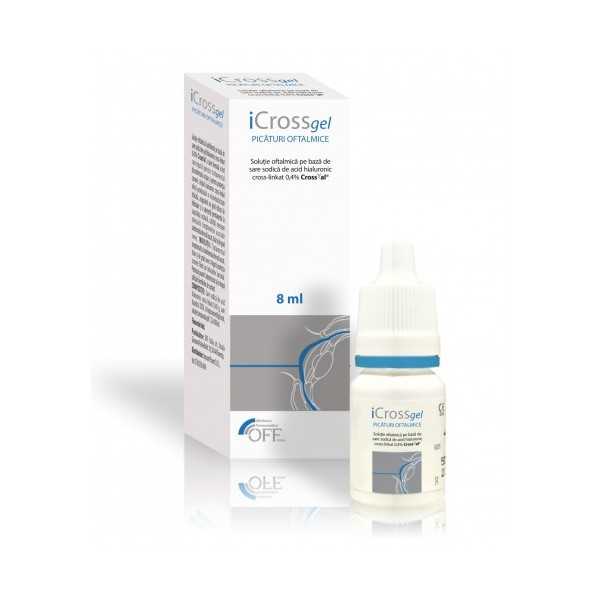 iCrossgel picaturi oftalmice, 8 ml, OFF Italia