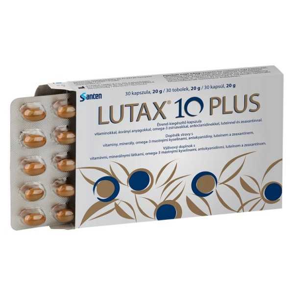 Lutax 10 Plus, 30 capsule, Santen