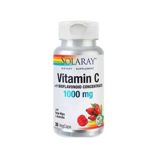 Solaray Vitamina C 1000mg, 30 capsule, Secom