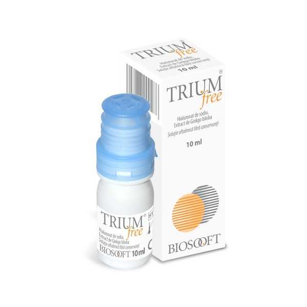 Trium free picaturi oftalmice, 10 ml, BioSooft